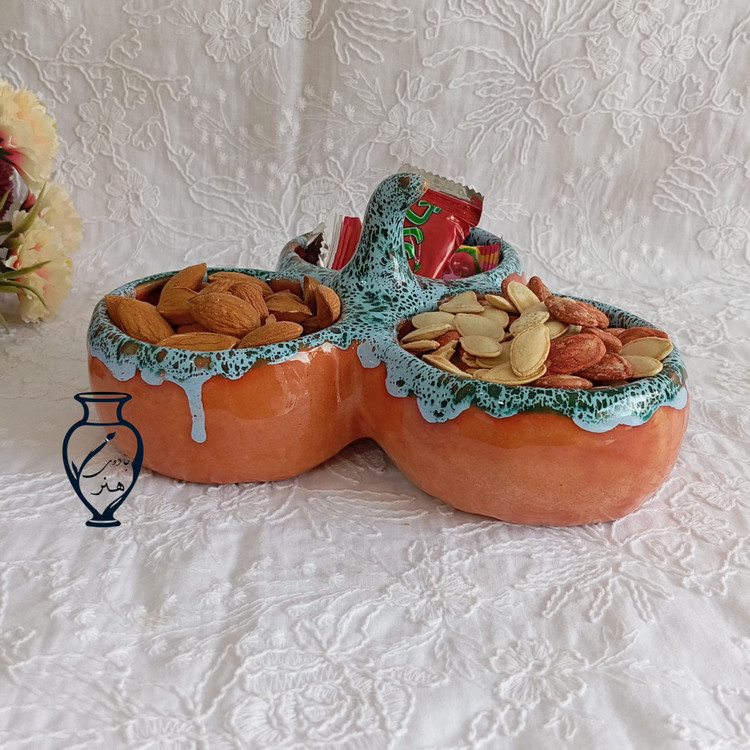 اردورخوری دستساز دفرمه سه تایی- اردورخوری لعاب شره