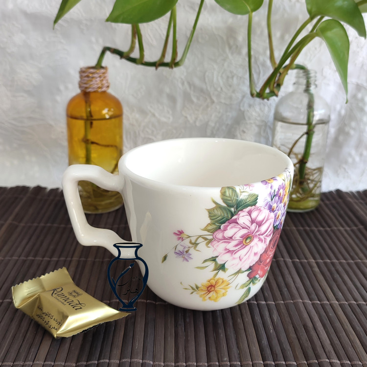 لیوان سرامیکی گل - ماگ سرامیکی گل همیشه بهار